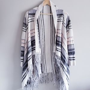 Kismet | Multi Stripe Fringe Sweater
